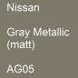 Preview: Nissan, Gray Metallic (matt), AG05.